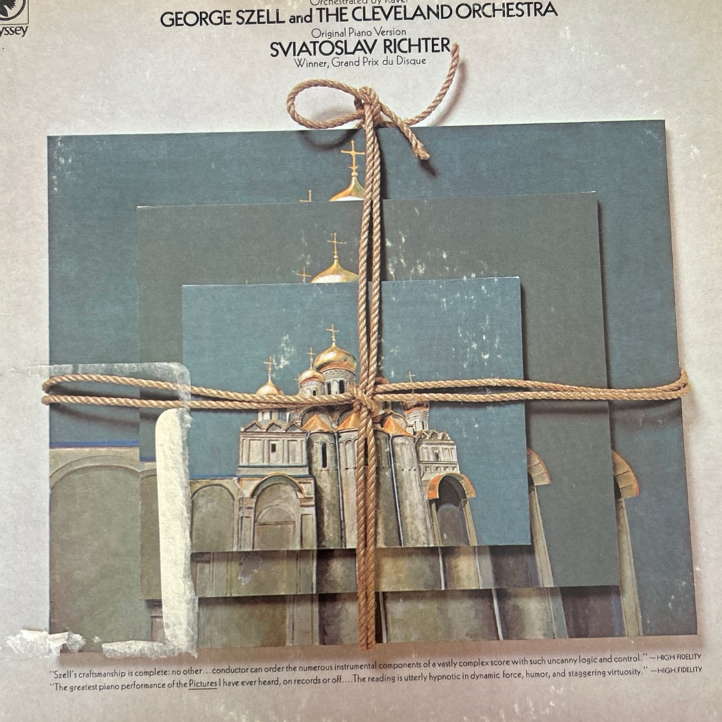 Modest Mussorgsky / Maurice Ravel / George Szell And The Cleveland Orchestra , Sviatoslav Richter — Pictures At An Exhibition album cover