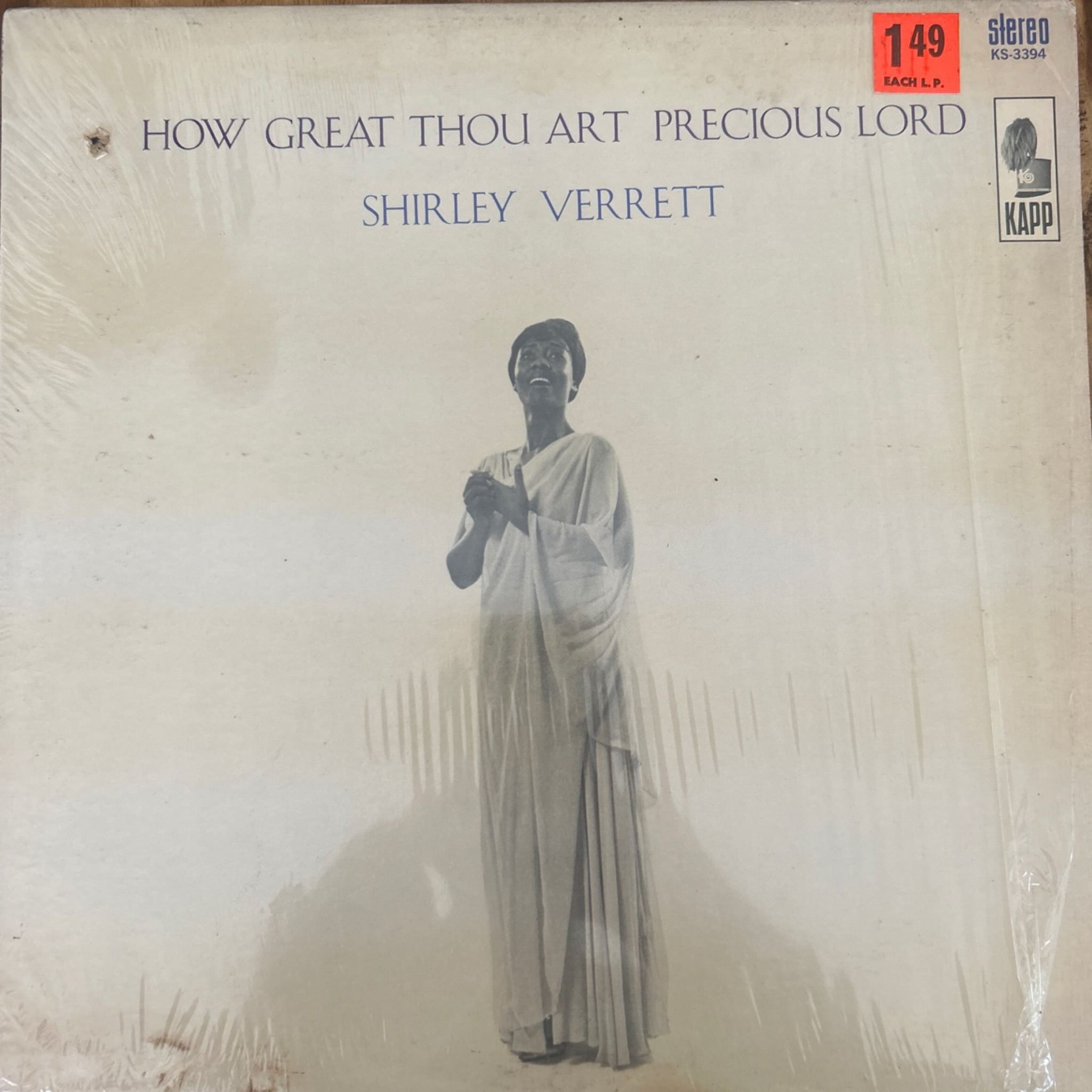 menothe's copy of Shirley Verrett — How Great Thou Art Precious Lord